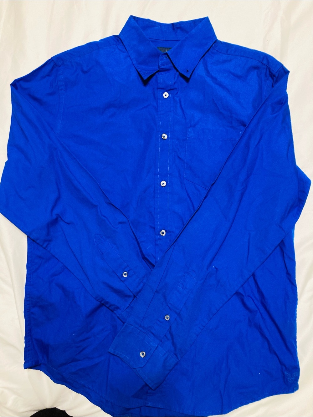NWT 🎉American Eagle Outfitters Men's Button-Up Shirt - Blue